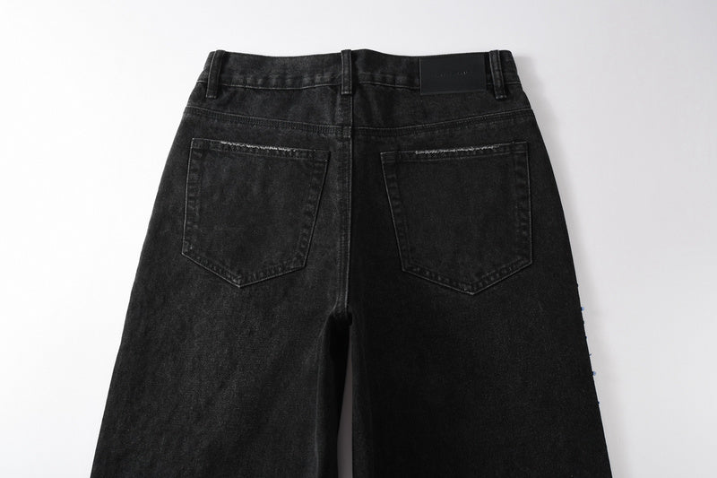 Purple Brand Crystal Diamond Jeans #9125