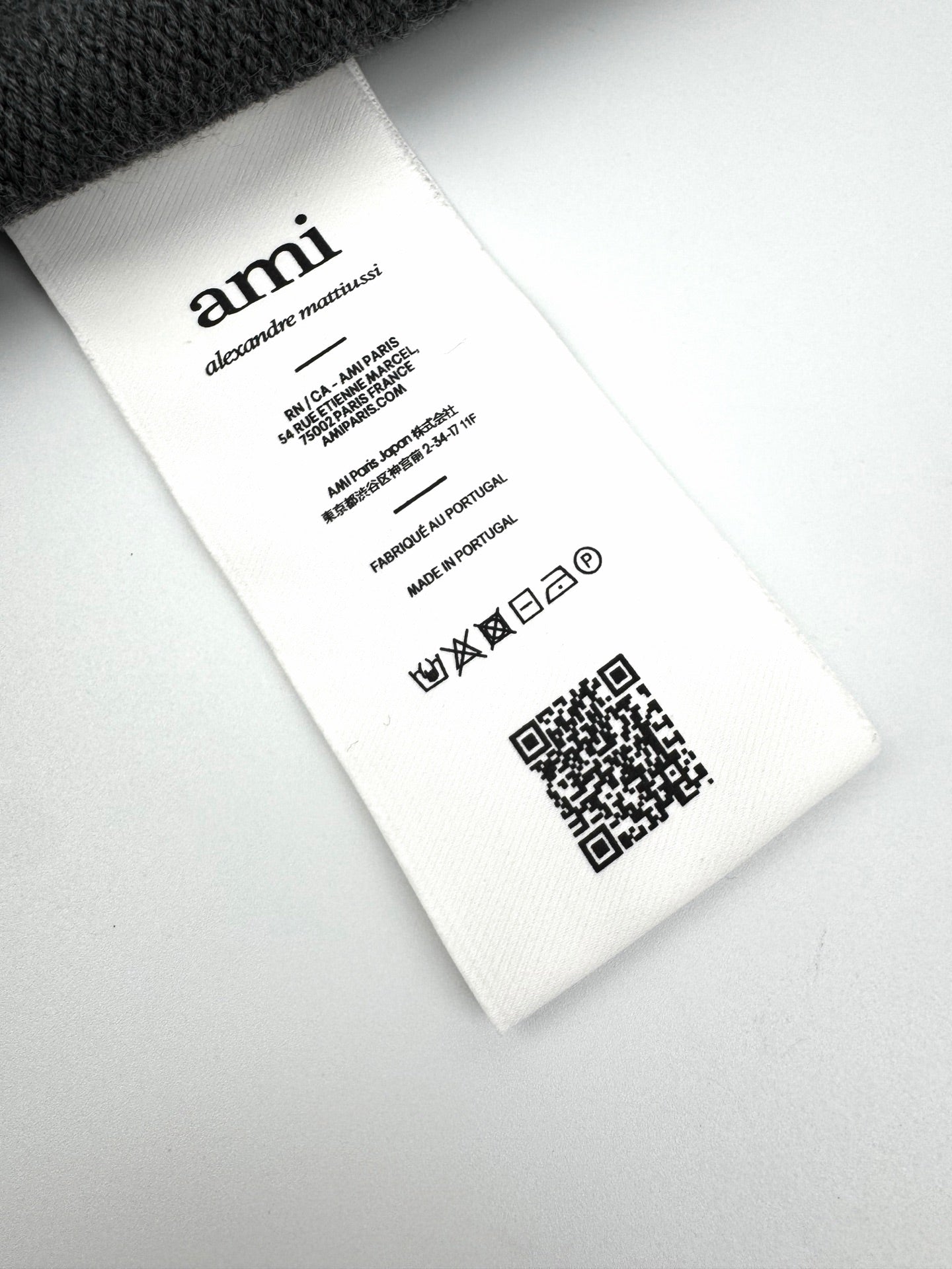 Ami Paris Heart Jacquard Merino Cardigan